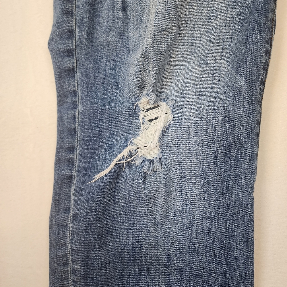 Kut from the Kloth Katy Boyfriend Jeans Womens 22W Blue Distressed KP799GC4R - Picture 9 of 14